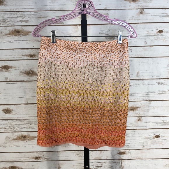 Anthropologie Dresses & Skirts - Anthropologie HD In Paris Ombre Petals Linen Skirt